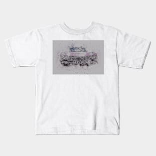 Classic Pink Cadillac convertible Kids T-Shirt